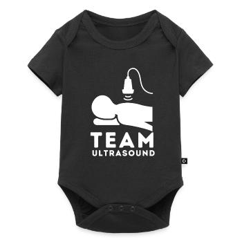 Sonographer Ultrasound Echography Sonography - Baby Premium Kurzarmbody - Schwarz - Vorne