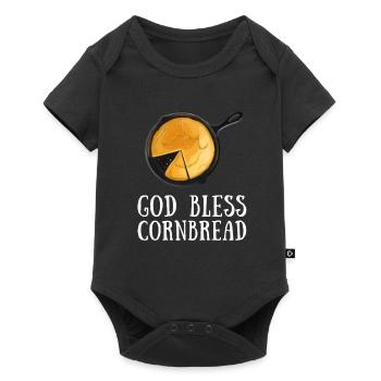 Cornbread Baking Cornmeal Muffins Batter Bread - Baby Premium Kurzarmbody - Schwarz - Vorne