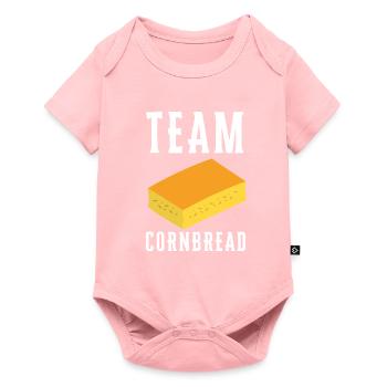 Cornbread Baking Cornmeal Muffins Batter Bread - Baby Premium short-sleeve bodysuit - rose - Front