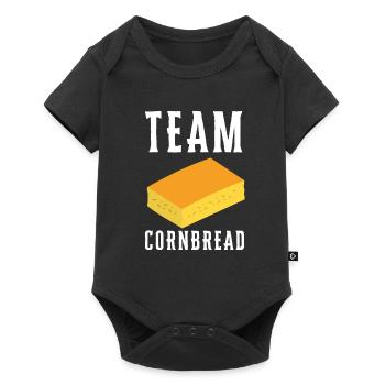 Cornbread Baking Cornmeal Muffins Batter Bread - Baby Premium Kurzarmbody - Schwarz - Vorne