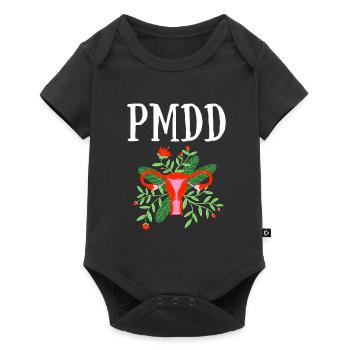 PMDD Sensibilisation Syndrome prémenstruel menstruel - Body à manches courtes Premium Bébé - noir - Devant
