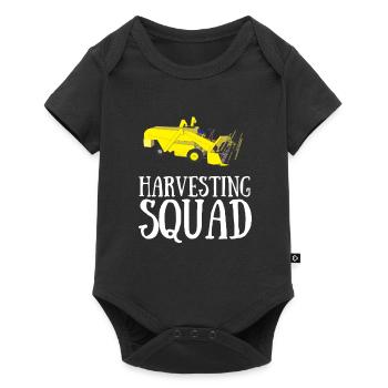 Farming Combine Harvester Driver Agriculture - Baby Premium short-sleeve bodysuit - black - Front