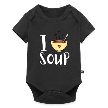 Canned Soup Liquid Food Cook Restaurant Food Lover - Baby Premium short-sleeve bodysuit - black - Front
