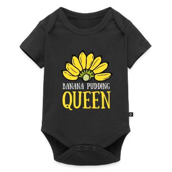Banana Pudding Banana Bread Fruit Dessert Cooking - Baby Premium short-sleeve bodysuit - black - Front