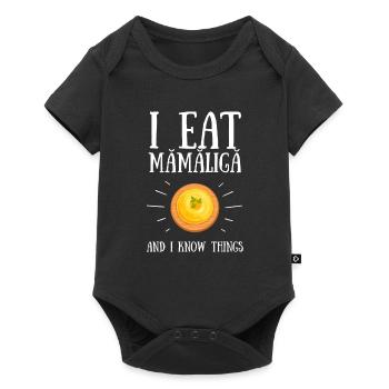 Mamaliga Romanian Moldovan Porridge Polenta - Baby Premium short-sleeve bodysuit - black - Front