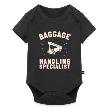 Baggage Handler Airfield Airport Worker - Baby Premium short-sleeve bodysuit - black - Front