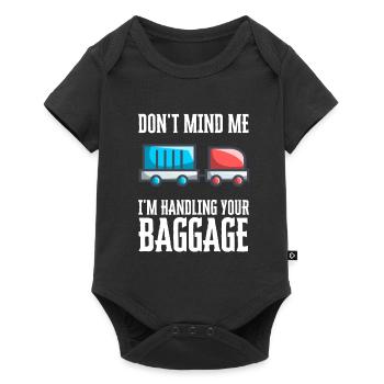 Baggage Handler Airfield Airport Worker - Baby Premium short-sleeve bodysuit - black - Front