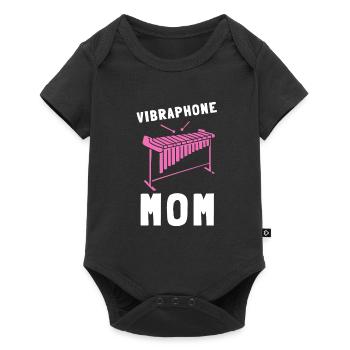 Vibraphone Maman Marimba Ninja Et Maillet - Body à manches courtes Premium Bébé - noir - Devant