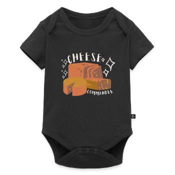 Cheesemonger Cheese Maker Gouda Lover - Baby Premium Kurzarmbody - Schwarz - Vorne