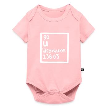 Uranium Fission Nuclear Engineering Theme - Baby Premium Kurzarmbody - Rosa - Vorne