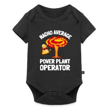 Uranium Fission Nuclear Engineering Theme - Baby Premium Kurzarmbody - Schwarz - Vorne