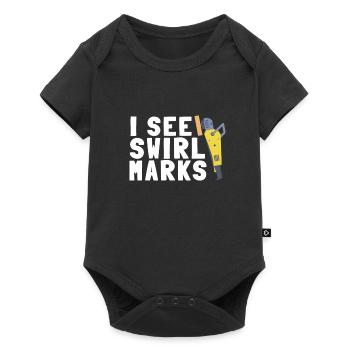 Mobile Car Polisher Waxer Interior Car Detailer - Baby Premium short-sleeve bodysuit - black - Front