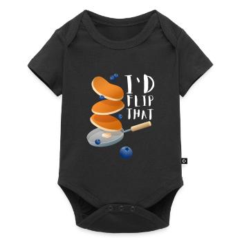 Syrup For Pancakes Flipping Flapjack Breakfast - Baby Premium short-sleeve bodysuit - black - Front