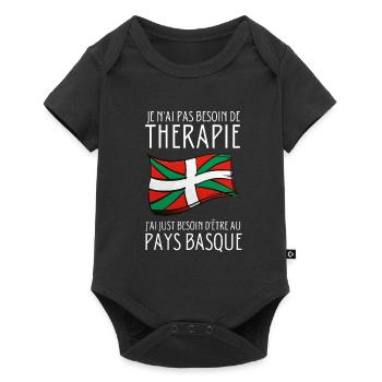 Euskal Presoak Euskal Herria Basque Country - Baby Premium Kurzarmbody - Schwarz - Vorne