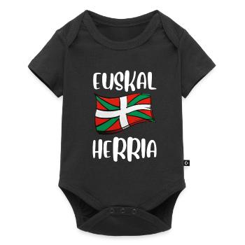 Euskal Presoak Euskal Herria Basque Country - Baby Premium Kurzarmbody - Schwarz - Vorne