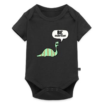 Normal Distribution Statistician Data Scientist - Baby Premium Kurzarmbody - Schwarz - Vorne