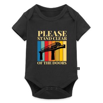 Public Transportation Stand Clear Of - Baby Premium short-sleeve bodysuit - black - Front