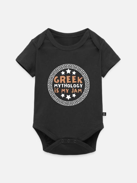Greek Mythology Gods Ancient Greece - Baby Premium short-sleeve bodysuit - black