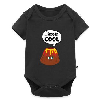 Volcanologists Geologist Magma Volcano - Baby Premium Kurzarmbody - Schwarz - Vorne