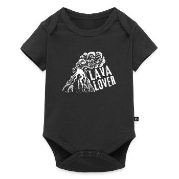 Volcanologists Geologist Magma Volcano - Baby Premium Kurzarmbody - Schwarz - Vorne