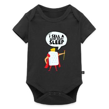 Meilleur vendeur de matelas de lit Docteur - Body à manches courtes Premium Bébé - noir - Devant