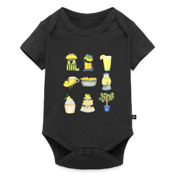 Sell Lemonade Stand Boss Juice Business Lemon - Baby Premium Kurzarmbody - Schwarz - Vorne