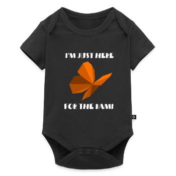 Artisanat de pliage de papier japonais Origami Master - Body à manches courtes Premium Bébé - noir - Devant
