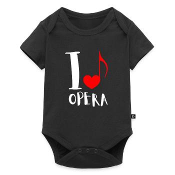 Tenor Singer Choir Vocalist Theatre Student, Opera - Baby Premium Kurzarmbody - Schwarz - Vorne