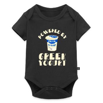 Probiotiques Produits laitiers, Yogourt glacé - Body à manches courtes Premium Bébé - noir - Devant