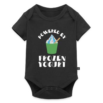 Probiotiques Produits laitiers, Yogourt glacé - Body à manches courtes Premium Bébé - noir - Devant