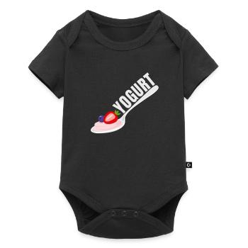 Probiotiques Produits laitiers, Yogourt glacé - Body à manches courtes Premium Bébé - noir - Devant