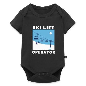 Soulevez-vous même Bro Ski - Body à manches courtes Premium Bébé - noir - Devant
