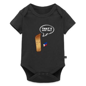 Filipino Pride Pinoy Spring Roll Lumpia Thats How - Body à manches courtes Premium Bébé - noir - Devant