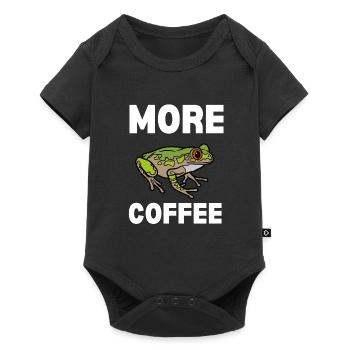 Agalychnis Callidryas Red Eyed Tree Frog - Baby Premium Kurzarmbody - Schwarz - Vorne
