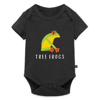 Agalychnis Callidryas Red Eyed Tree Frog - Baby Premium short-sleeve bodysuit - black - Front
