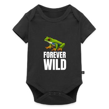 Agalychnis Callidryas Red Eyed Tree Frog - Baby Premium Kurzarmbody - Schwarz - Vorne
