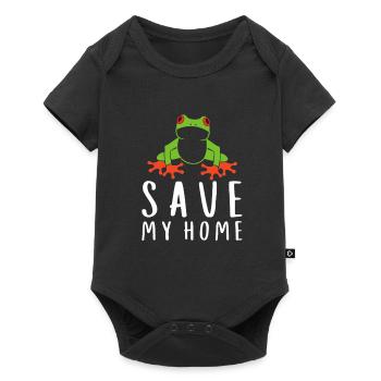 Agalychnis Callidryas Red Eyed Tree Frog - Baby Premium short-sleeve bodysuit - black - Front