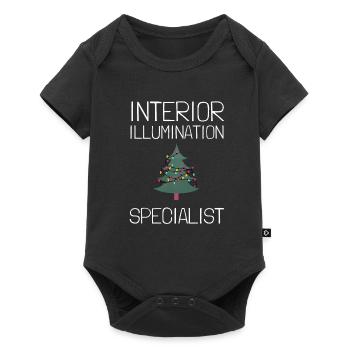 Christmas Light Decorator Exterior Illumination - Baby Premium short-sleeve bodysuit - black - Front