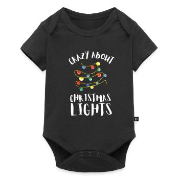 Christmas Light Decorator Exterior Illumination - Baby Premium short-sleeve bodysuit - black - Front