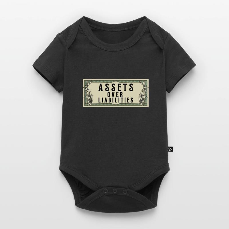 Actifs sur passifs Entrepreneur comptable Body à manches courtes Premium Bébé
