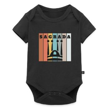Bandera Independentista Catalana Estelada Negra - Baby Premium short-sleeve bodysuit - black - Front