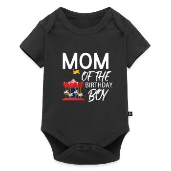 Carnival Party Birthday Girl Cumpleaños Carousel - Baby Premium short-sleeve bodysuit - black - Front