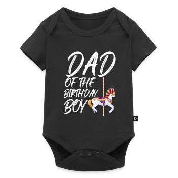 Carnival Party Birthday Girl Cumpleaños Carousel - Baby Premium short-sleeve bodysuit - black - Front