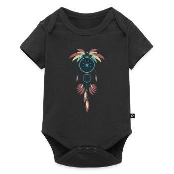 Native American Indian Abenaki - Baby Premium short-sleeve bodysuit - black - Front