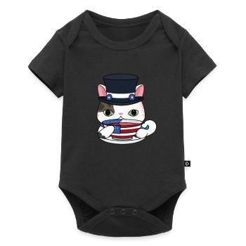 Cat Art History - Baby Premium short-sleeve bodysuit - black - Front