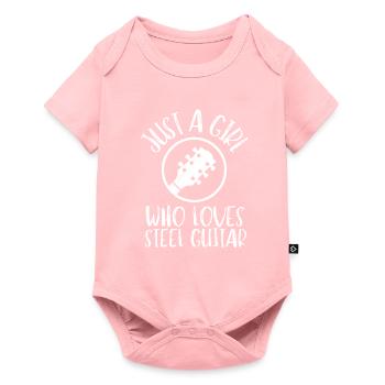 Pedal Steel Guitar - Baby Premium short-sleeve bodysuit - rose - Front