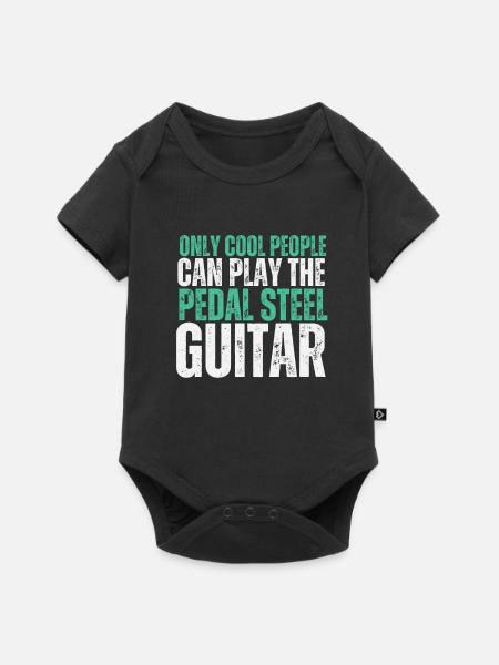 Pedal Steel Guitar - Baby Premium Kurzarmbody - Schwarz