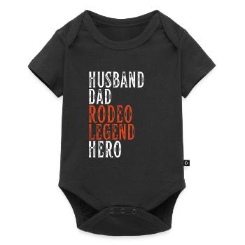 Future Bull Rider Steer Riding - Body à manches courtes Premium Bébé - noir - Devant
