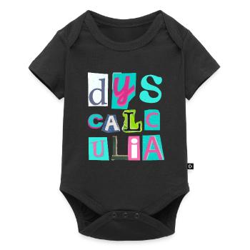 SPED Neurodiversité Dyscalculie - Body à manches courtes Premium Bébé - noir - Devant