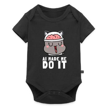 Artificial Intelligence Ai Chat - Baby Premium short-sleeve bodysuit - black - Front